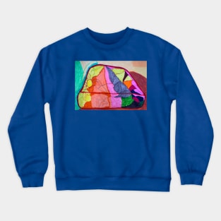 Unique Rock Shapes with Beautiful Colour With a Line in the Centre Crewneck Sweatshirt